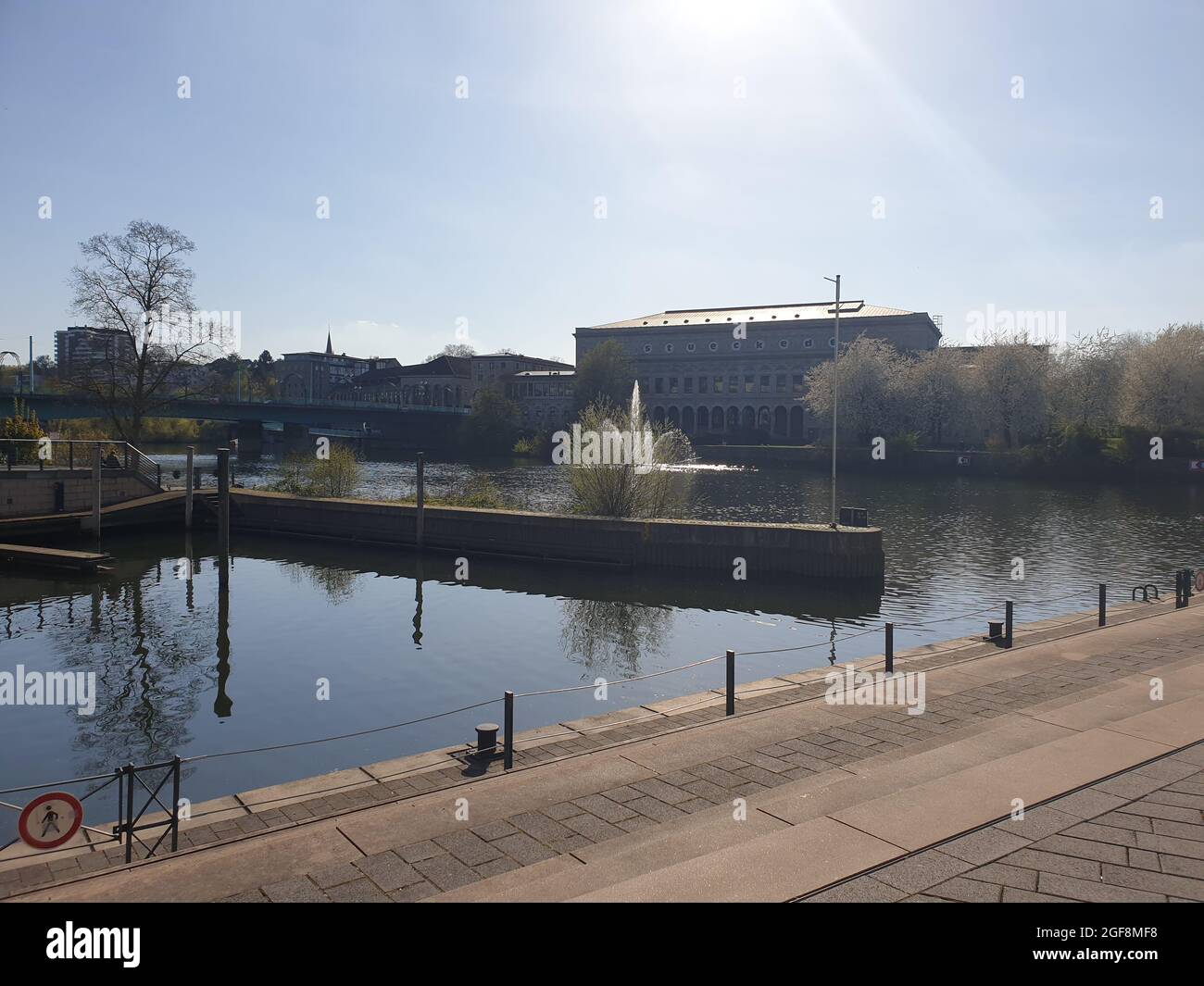 Blick auf den Jachthafen in Mülheim-Ruhr Stockfoto Blick auf den Jachthafen in Mülheim-Ruhr Stockfoto