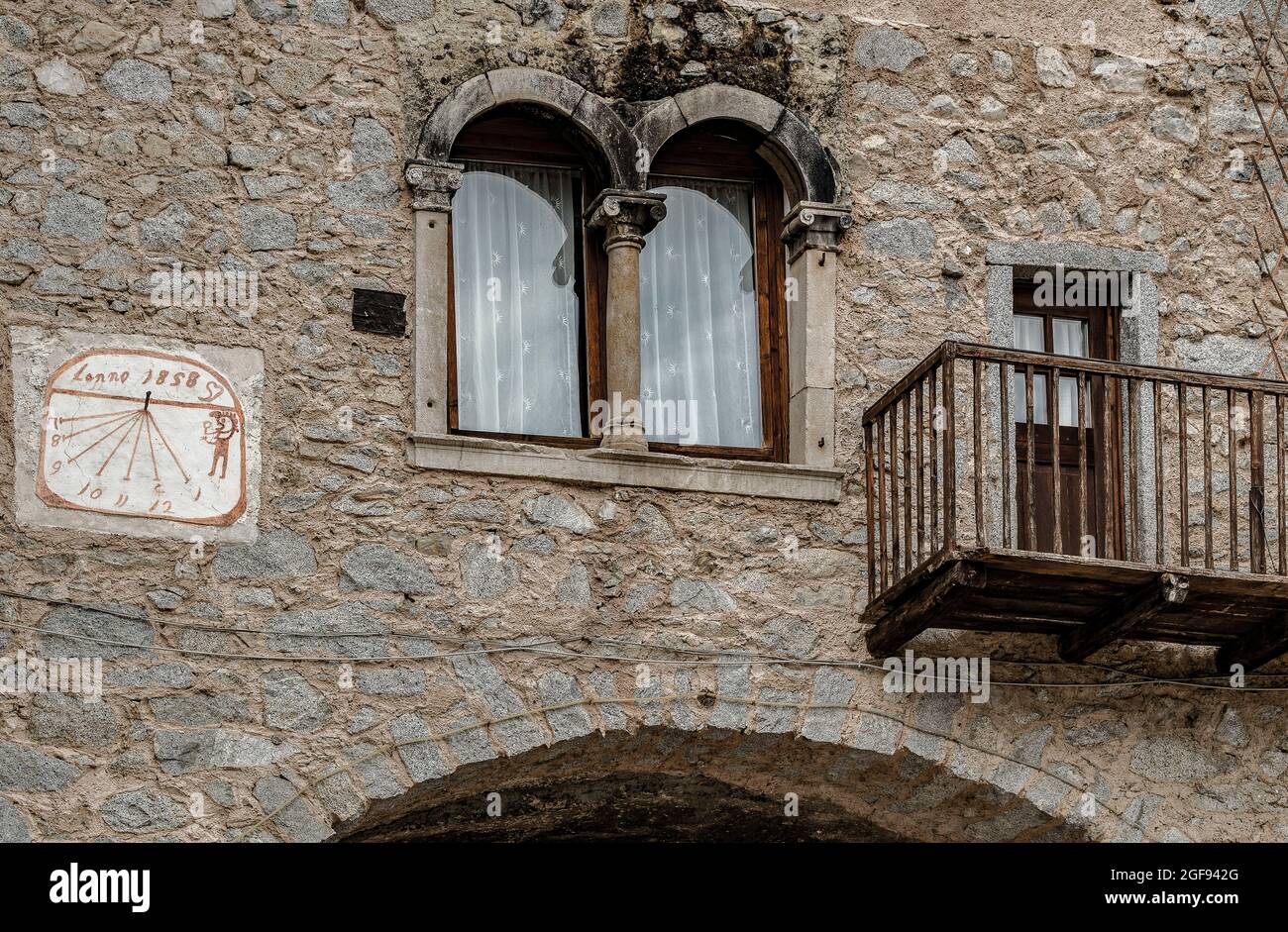 Italien Trentino Rango - 'El portech de la Fior' Stockfoto