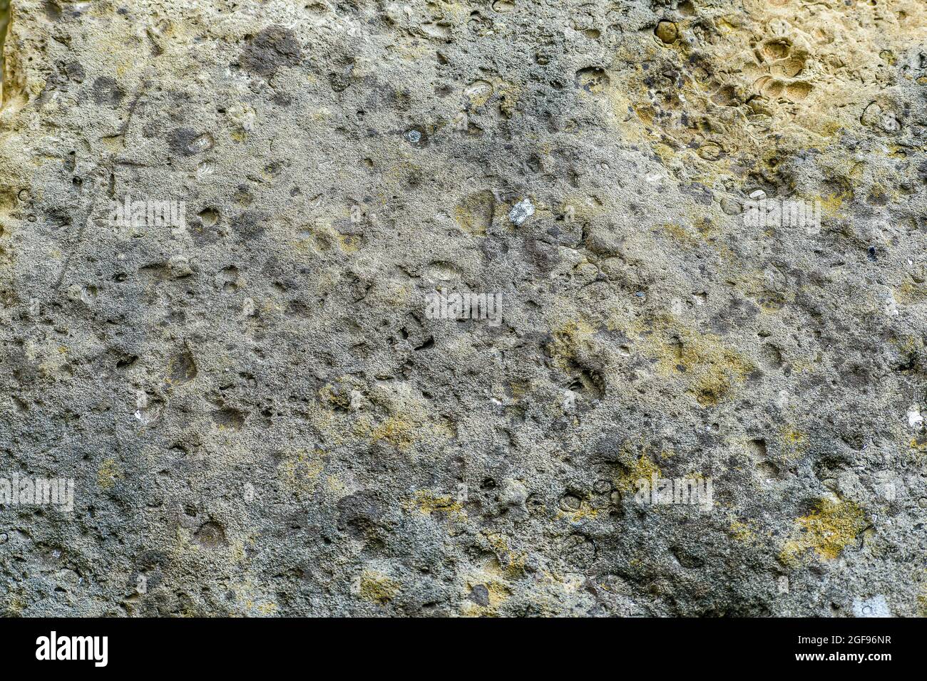 Nahaufnahme der natürlich strukturierten Steinoberfläche Stockfoto