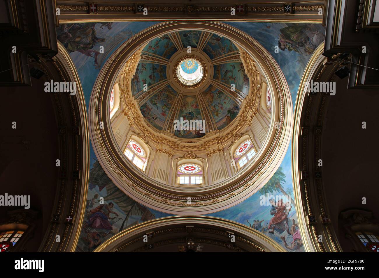 Unsere Siegesdame Kirche in senglea (malta) Stockfoto