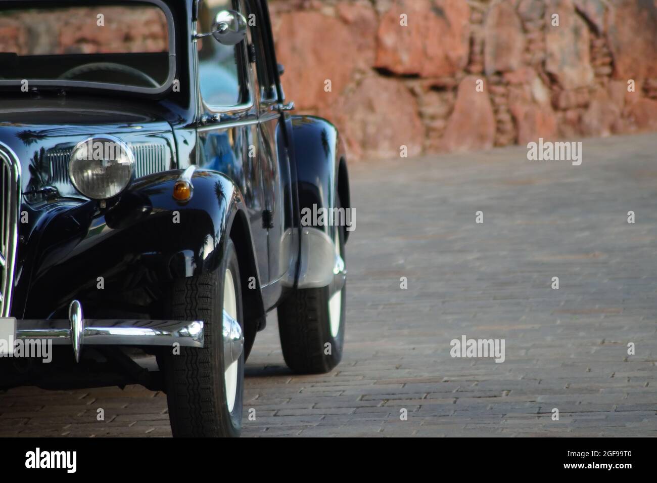 Schwarzes Auto - Canaray Inseln Stockfoto