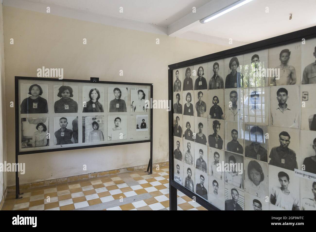 Khmer Rouge S-21 Foltergefängnis Stockfoto