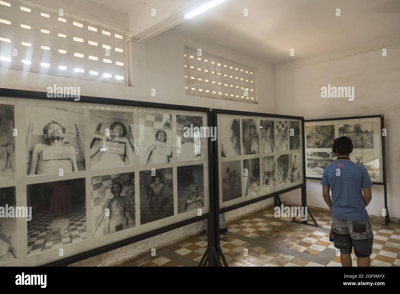 Khmer Rouge S-21 Foltergefängnis Stockfoto