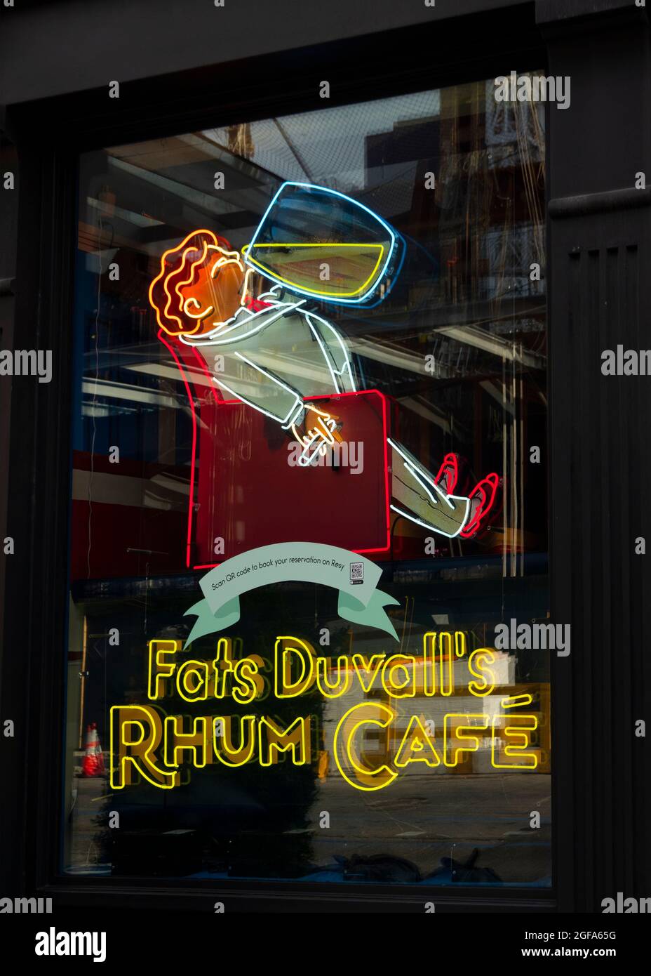 Fats Duvall's Rhum Cafe in Soho Manhattan NYC Stockfoto