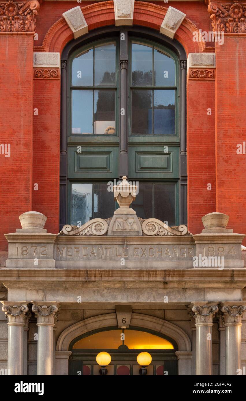 Handelsbörse in Tribeca Manhattan NYC Stockfoto