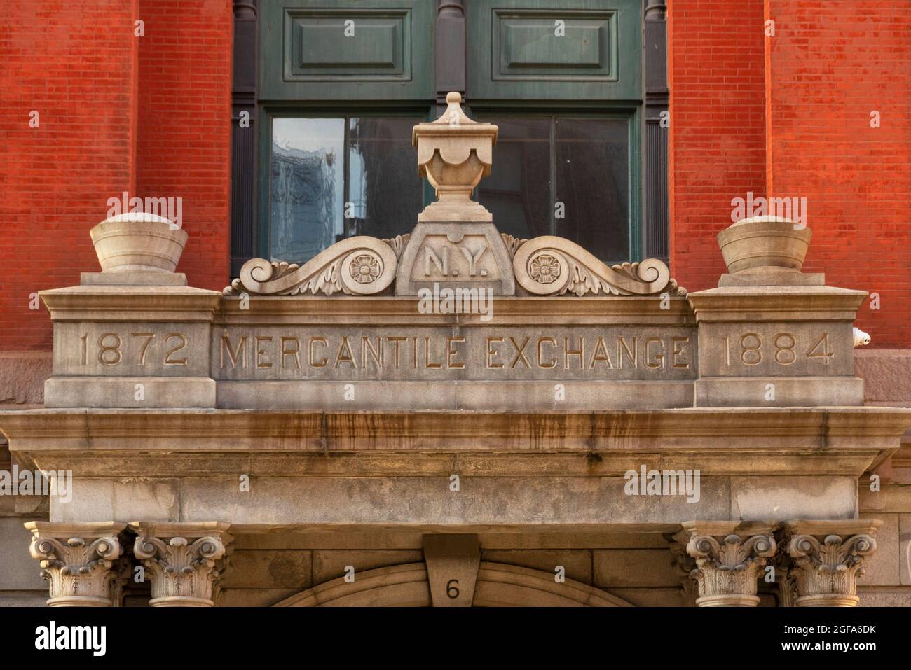 Handelsbörse in Tribeca Manhattan NYC Stockfoto