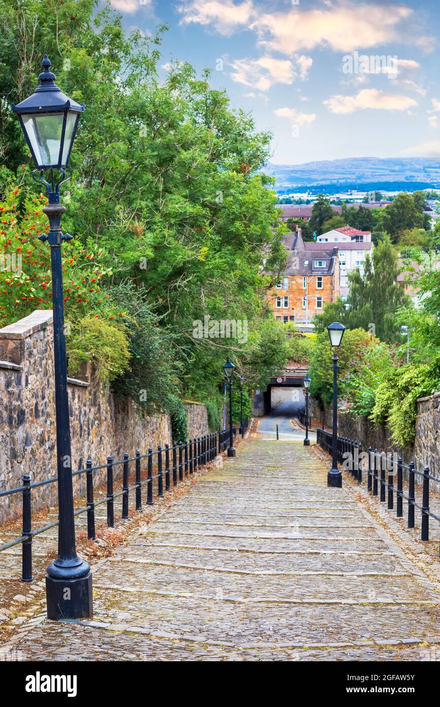 Oakshaw Brae, Paisley, Renfrewshire, Schottland, Großbritannien Stockfoto