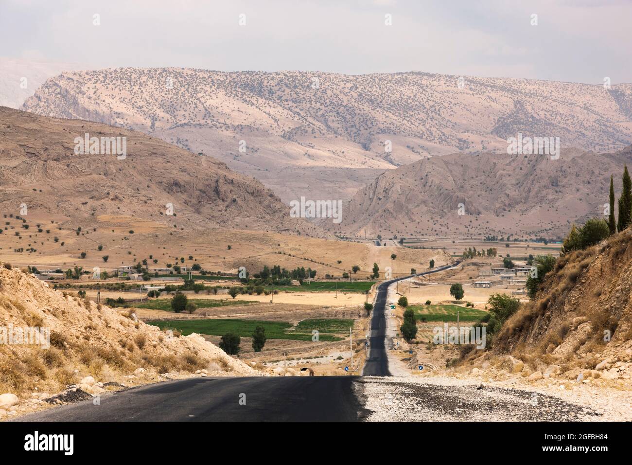 Pass in den Zagros Bergen, Zarghamabad, Kohgiluyeh und Boyer-Ahmad Provinz, Iran, Persien, Westasien, Asien Stockfoto