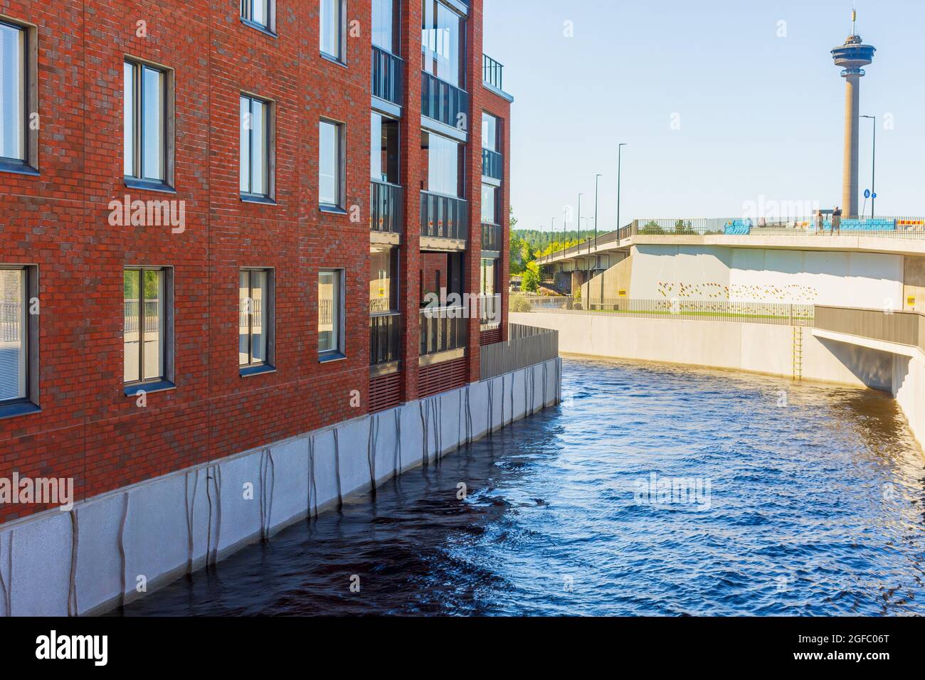 Kanal bei Ranta-Tampella in Tampere Finnland Stockfotografie - Alamy