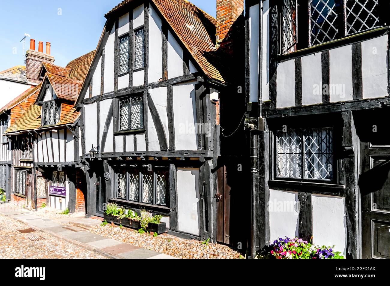 Rye (East Sussex, England): Church Square Stockfoto