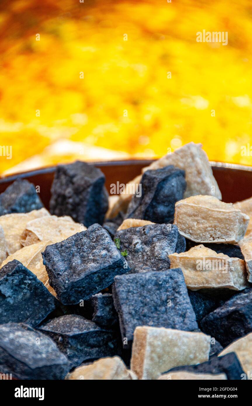 Street Food in Chengdu Stadt Sichuan Provinz China Stockfoto