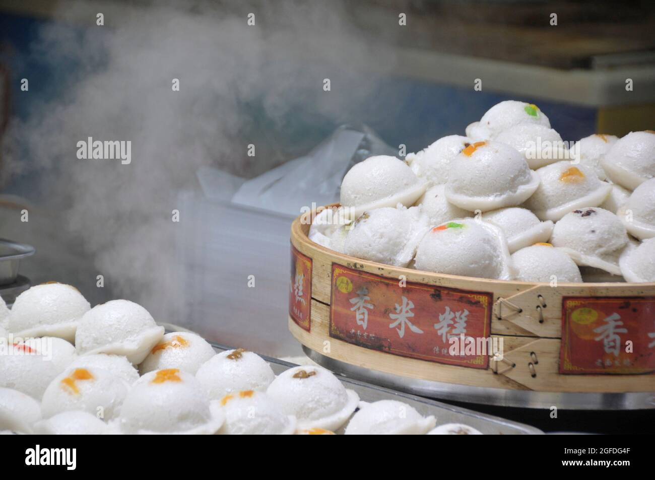 Street Food in Chengdu Stadt Sichuan Provinz China Stockfoto