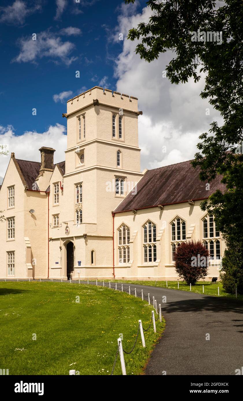 Großbritannien, Wales, Carmarthenshire, Llandovery, College, Walisische Sprache unabhängige Schule Stockfoto