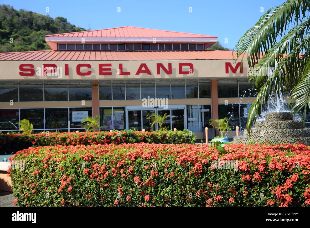 St Georges Grenada Grand Anse South St. George Spiceland International Mall Stockfoto