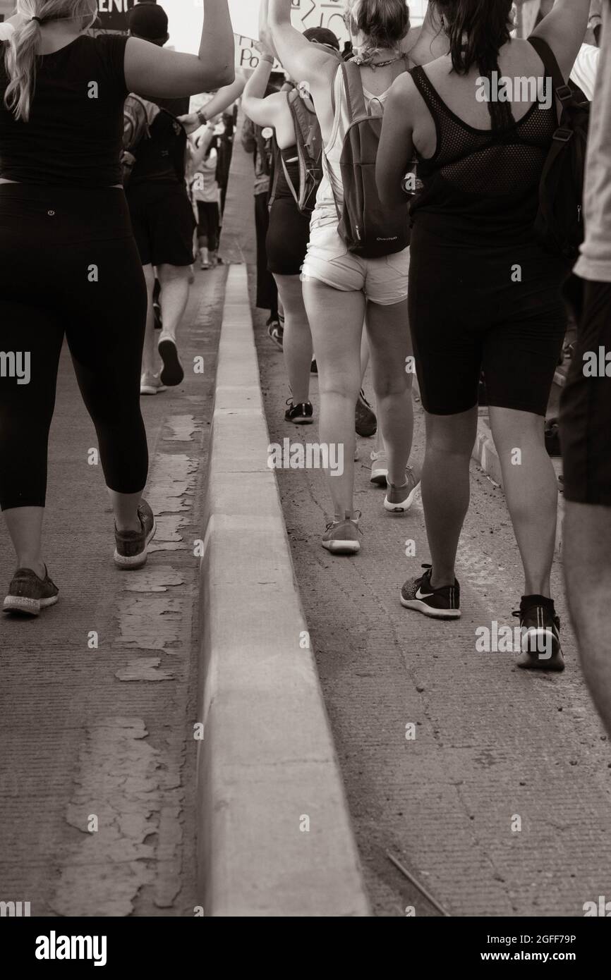 Black Lives Matter Phoenix Protest Stockfoto