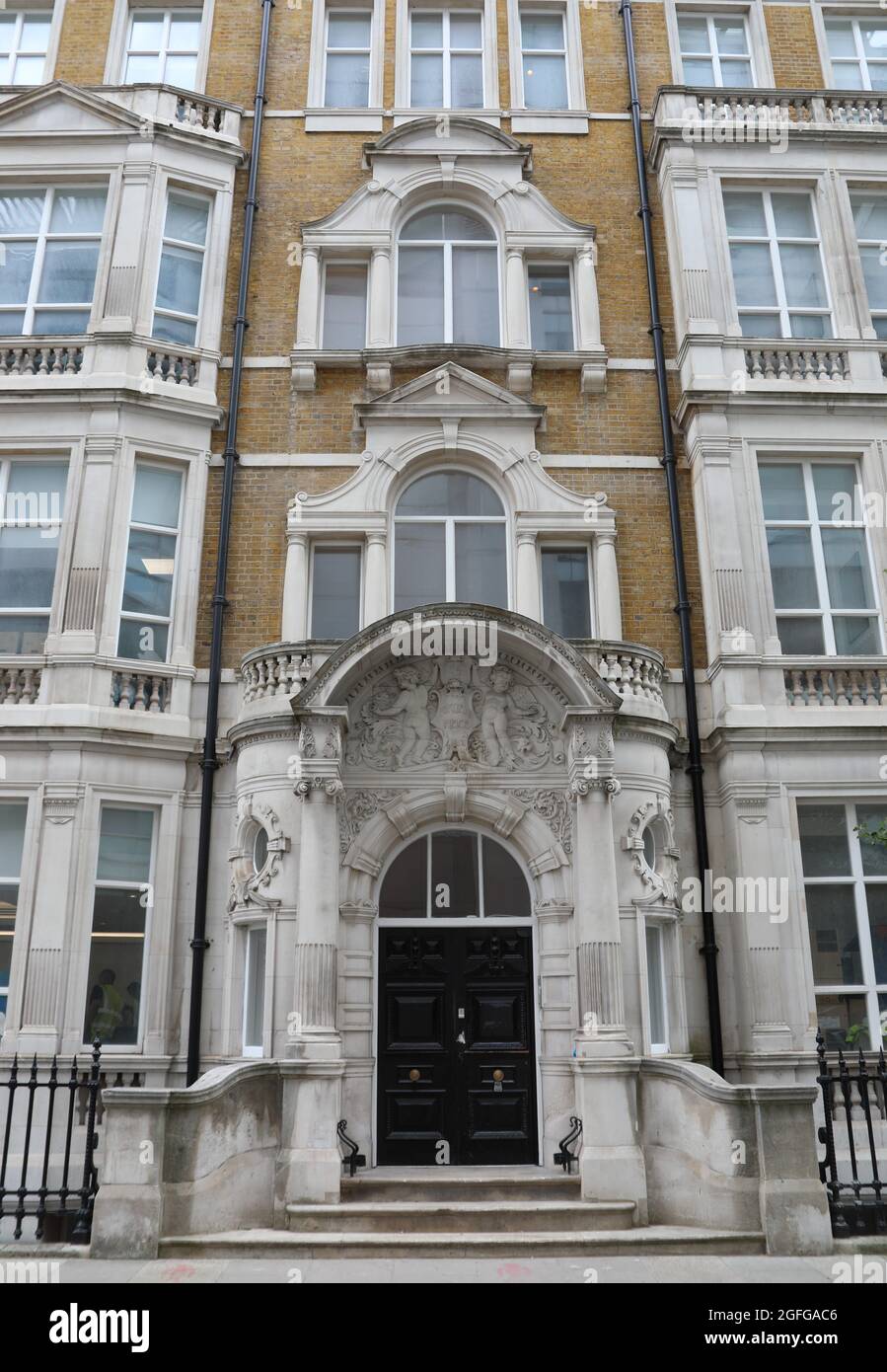 24 Portland Place in London Stockfoto