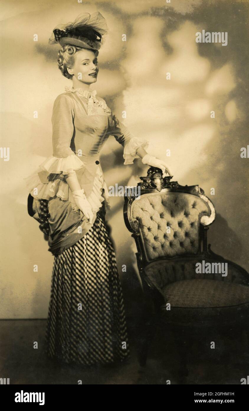 Die amerikanische Radio-, Film- und Fernsehschauspielerin Marie Wilson im  Film The Private Affaires of Bel Ami, USA 1947 Stockfotografie - Alamy
