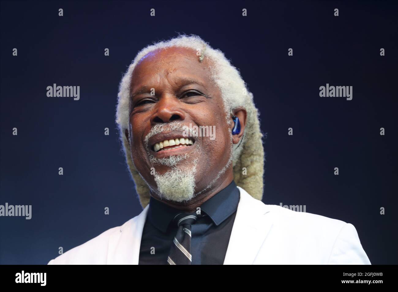 Billy Ocean trat beim Rewind South 80s Music Festival in Henley-on-Thames, Großbritannien, live auf der Bühne auf Stockfoto