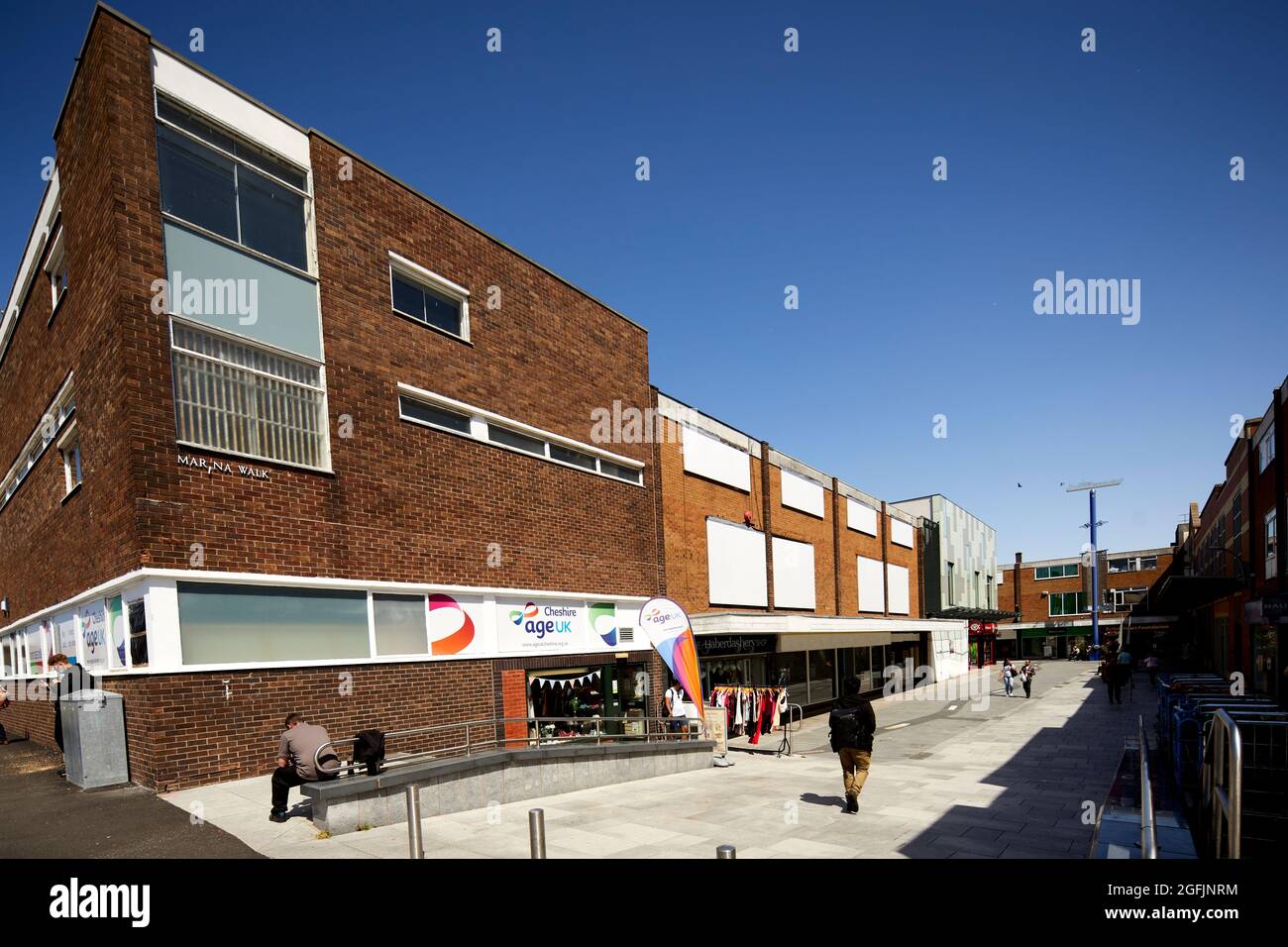 Ellesmere Port, das Einkaufszentrum Port Arcades Stockfoto