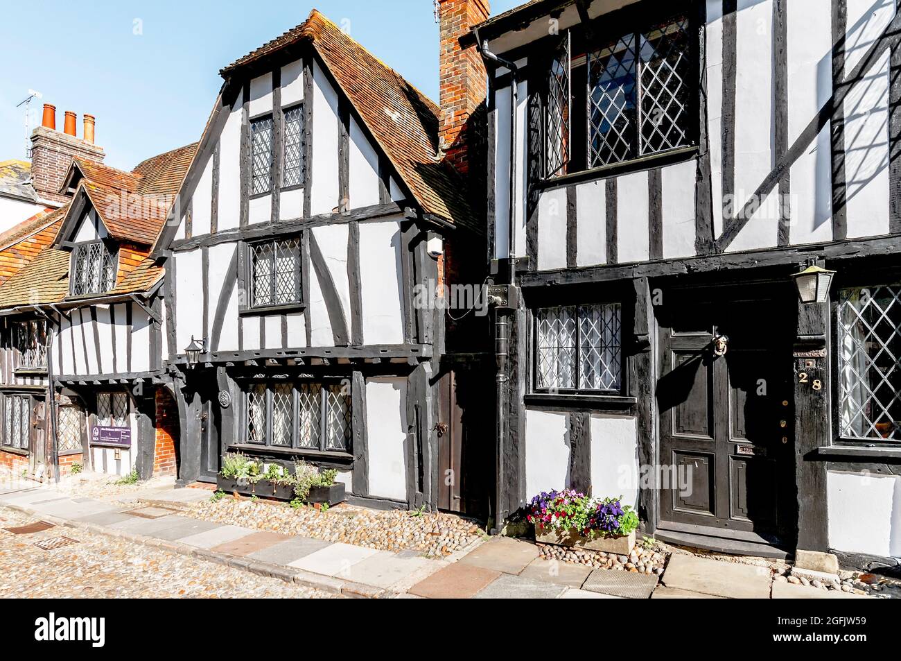 Rye (East Sussex, England): Church Square Stockfoto