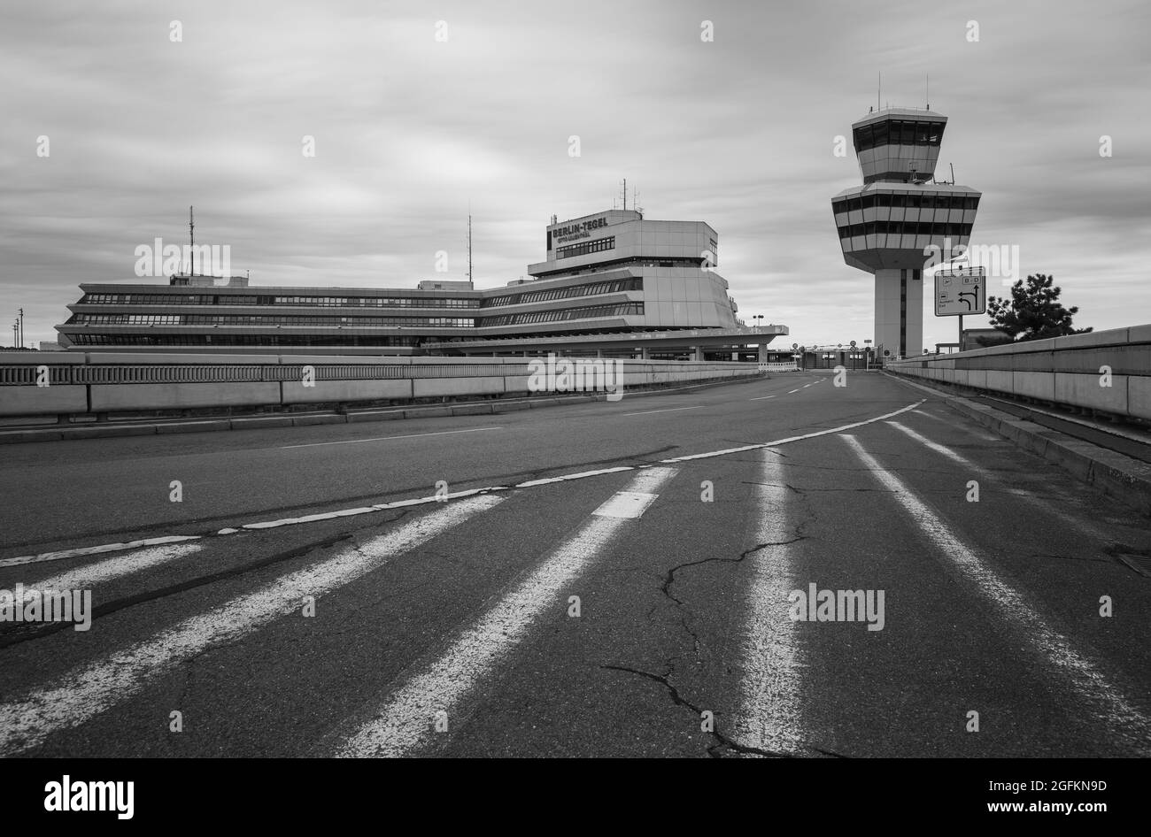 Ehemaliger Flughafen Tegel TXL Berlin Stockfoto