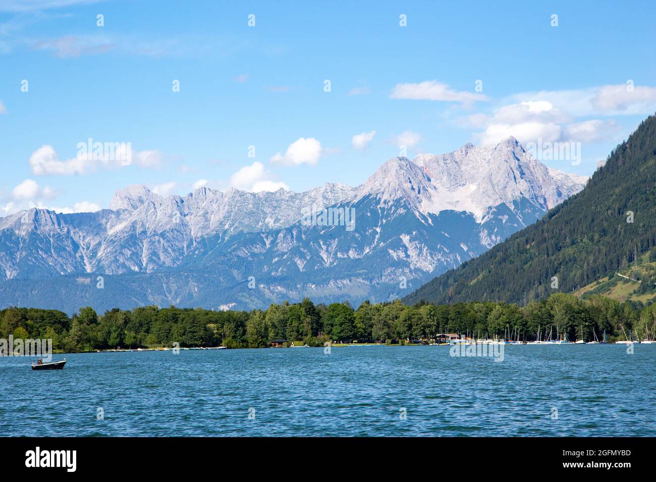 Zell am See, Österreich Stockfoto