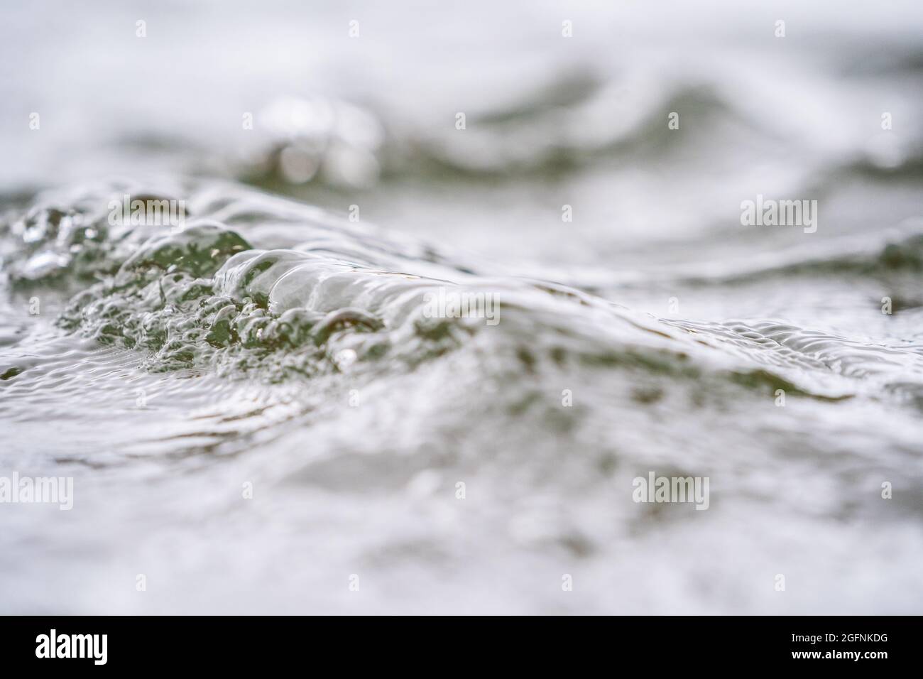 Wasser-Oberfläche. Stockfoto