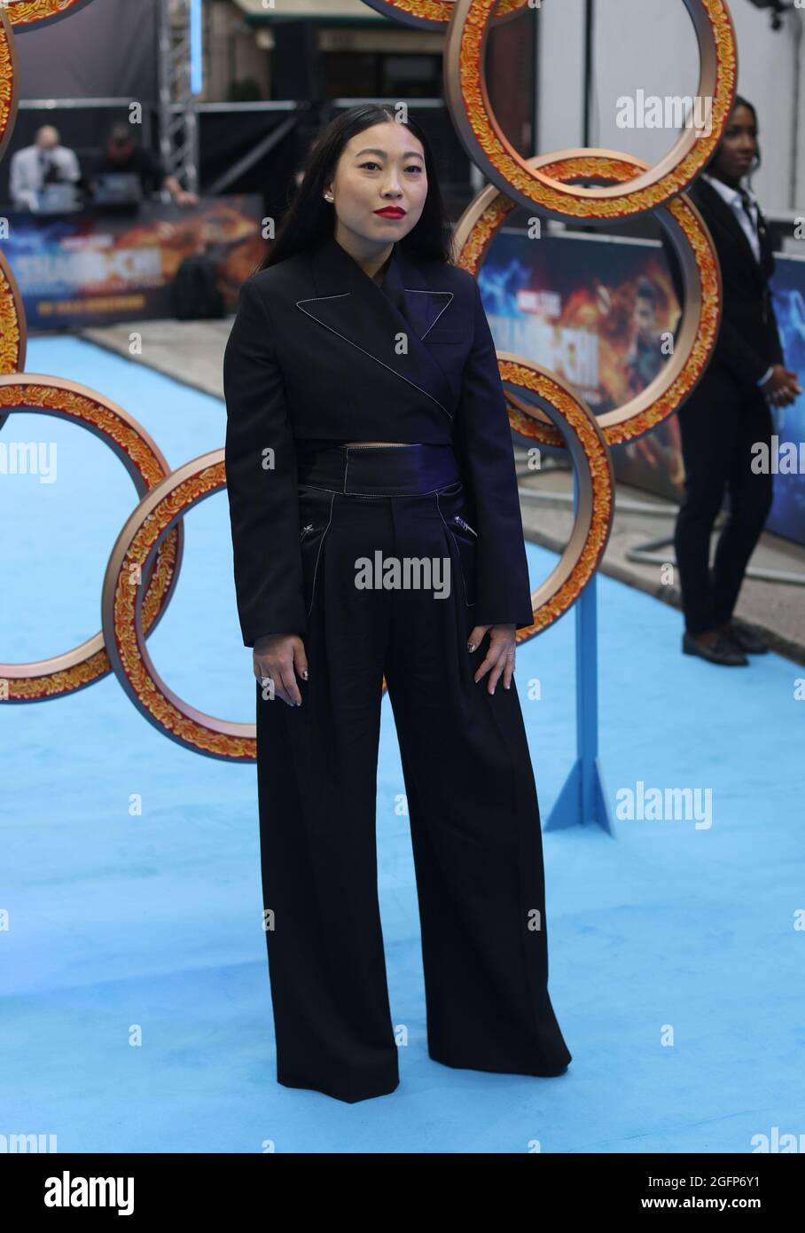 Awkwafina kommt zur UK-Premiere von Shang-Chi von Marvel Studio im Curzon Mayfair im Zentrum von London. Bilddatum: Donnerstag, 26. August 2021. Stockfoto