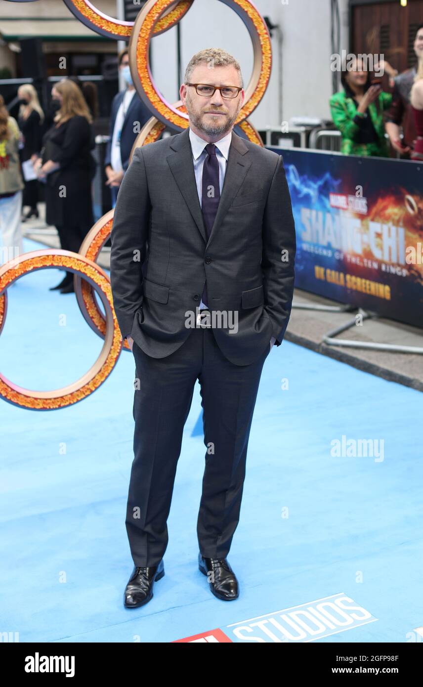 Jonathan Schwartz kommt zur britischen Premiere von Shang-Chi von Marvel Studio im Curzon Mayfair, im Zentrum von London. Bilddatum: Donnerstag, 26. August 2021. Stockfoto