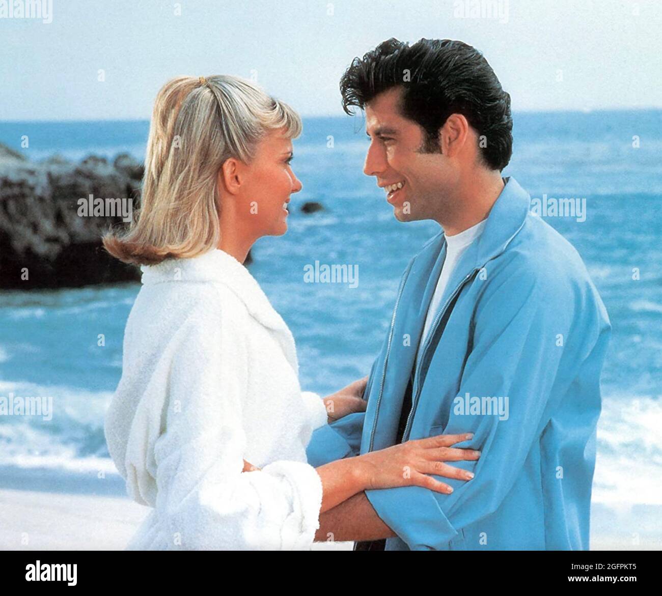 FETTFILM 1978 Paramount Pictures mit Olivia Newton-John und John Travolta Stockfoto
