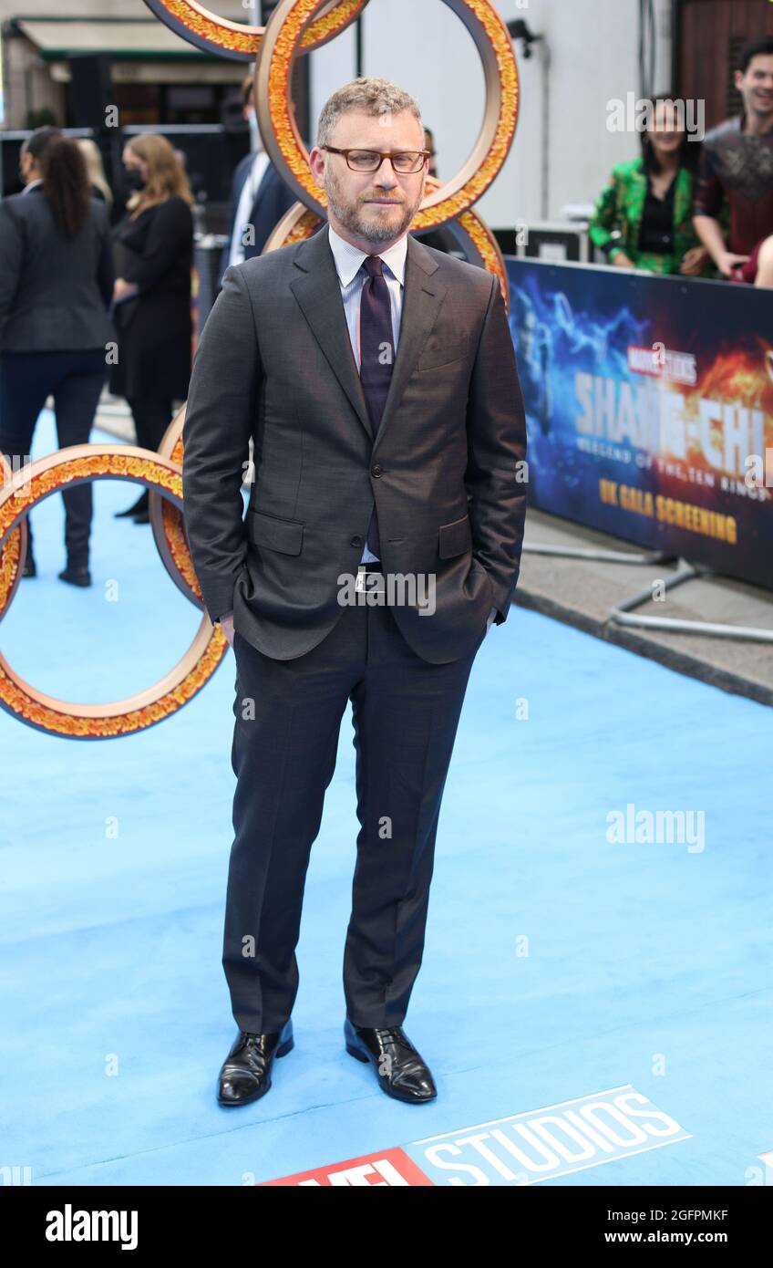 Jonathan Schwartz kommt zur britischen Premiere von Shang-Chi von Marvel Studio im Curzon Mayfair, im Zentrum von London. Bilddatum: Donnerstag, 26. August 2021. Stockfoto