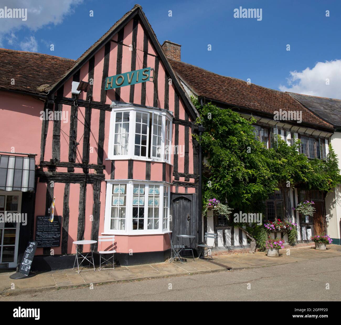 Market Square Lavenham Suffolk Stockfoto