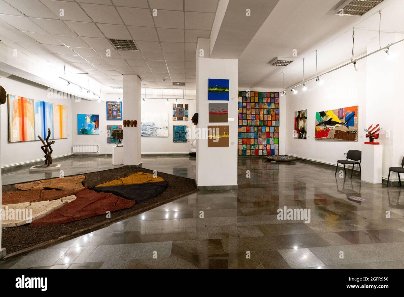Das Museum für moderne Kunst in Jerewan ist ein Kunstmuseum in Jerewan, Armenien. Stockfoto