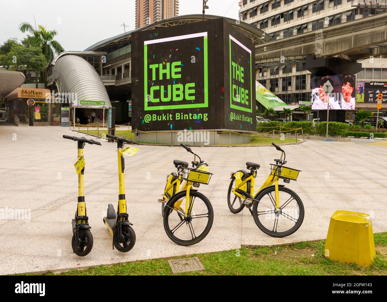 The Cube, Bukit Bintang, Kuala Lumpur Stockfoto