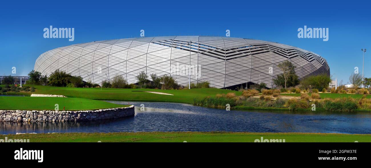 Austragungsort der Weltmeisterschaft Katar 2022. Education City Stadium Stockfoto