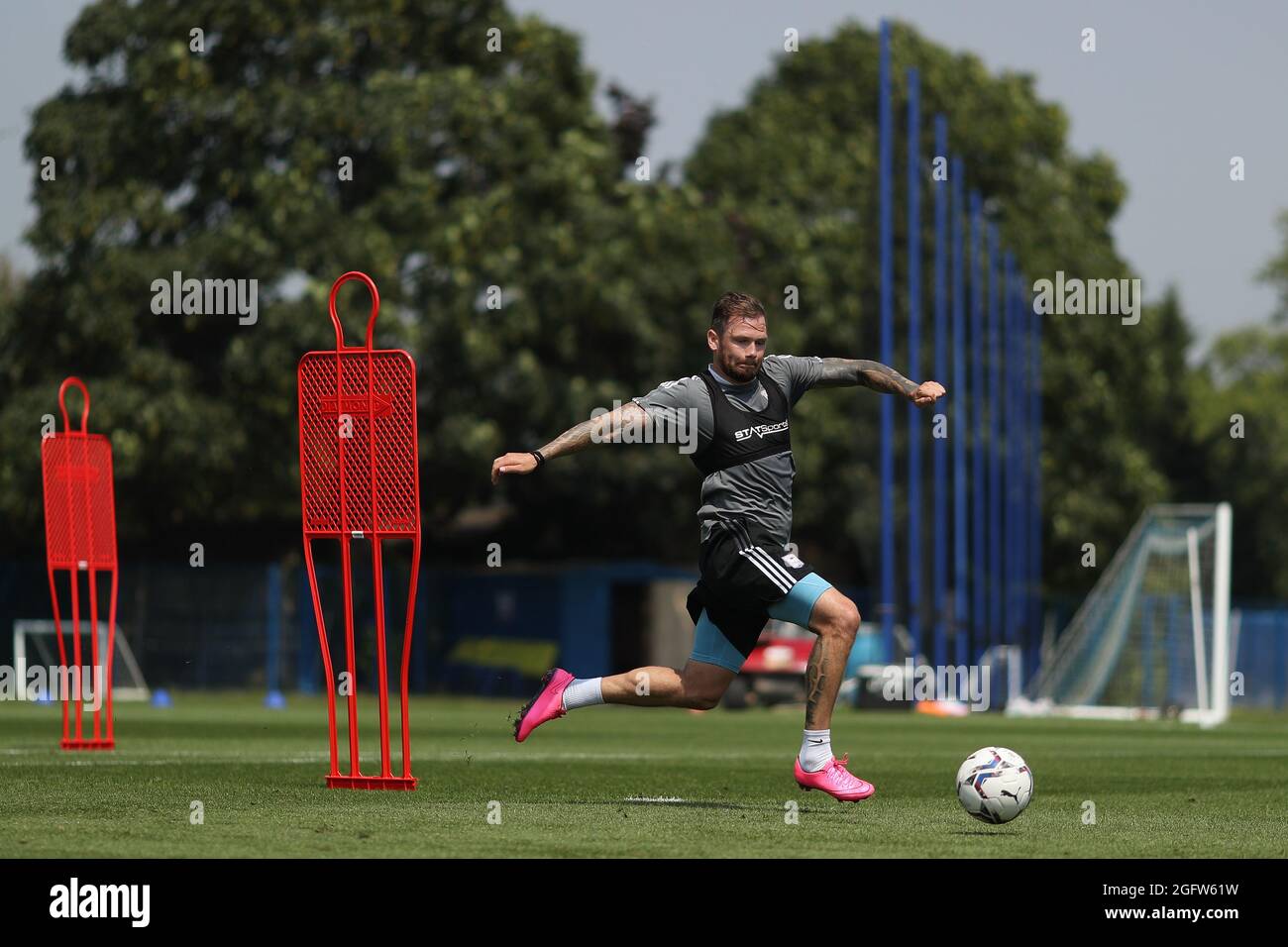James Norwood aus Ipswich Town - Ipswich Town Training Pre Season, Ipswich Town Training Center, Ipswich, Großbritannien - 20. Juli 2021 Stockfoto