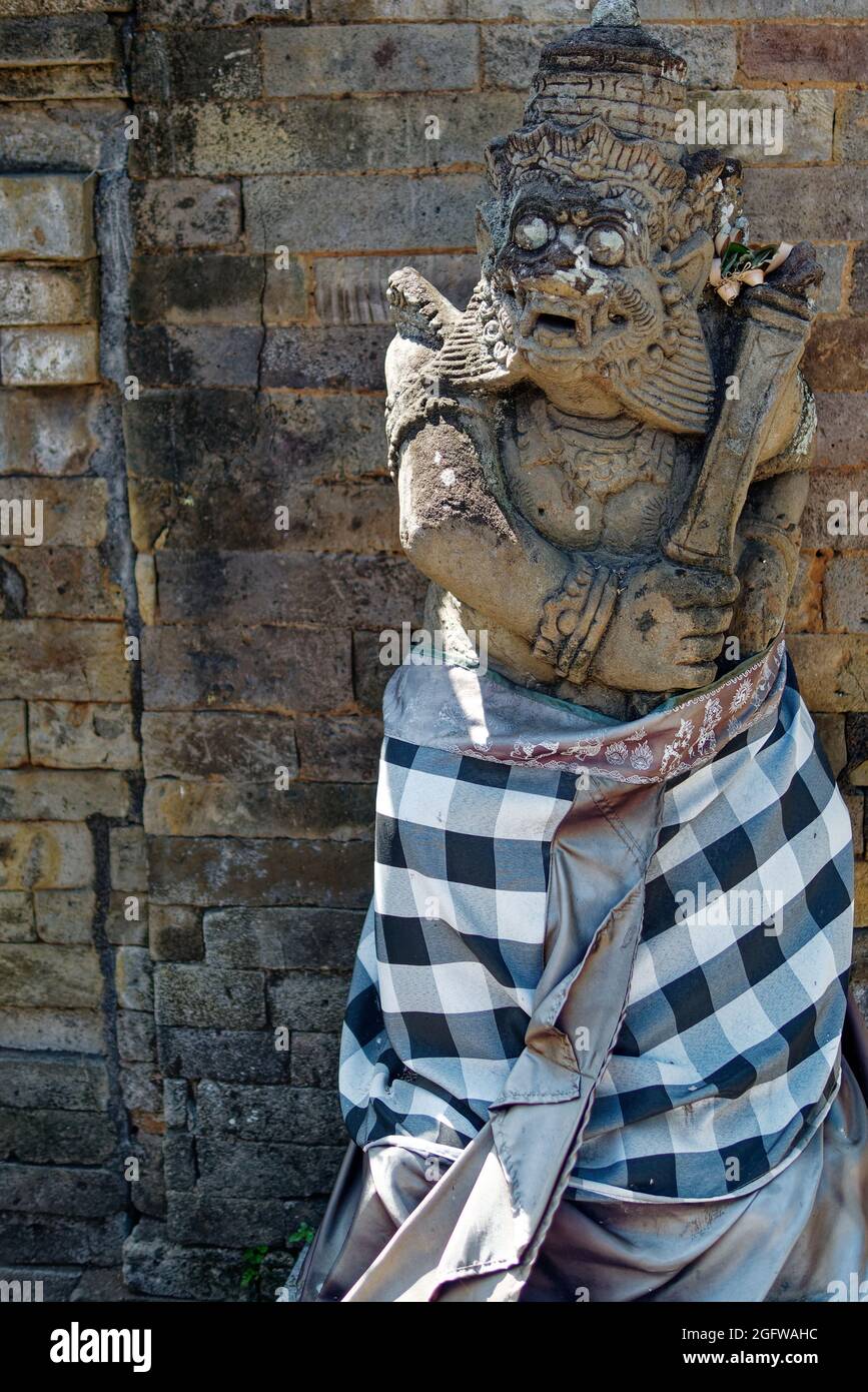 Torskulptur, Bali Stockfoto