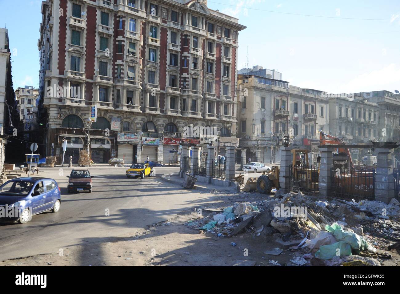 Straßenszene, Alexandria, Ägypten© Foto von Richard Walker Stockfoto