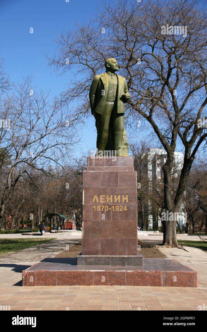 Lenin-Statue in Transnistrien Stockfoto