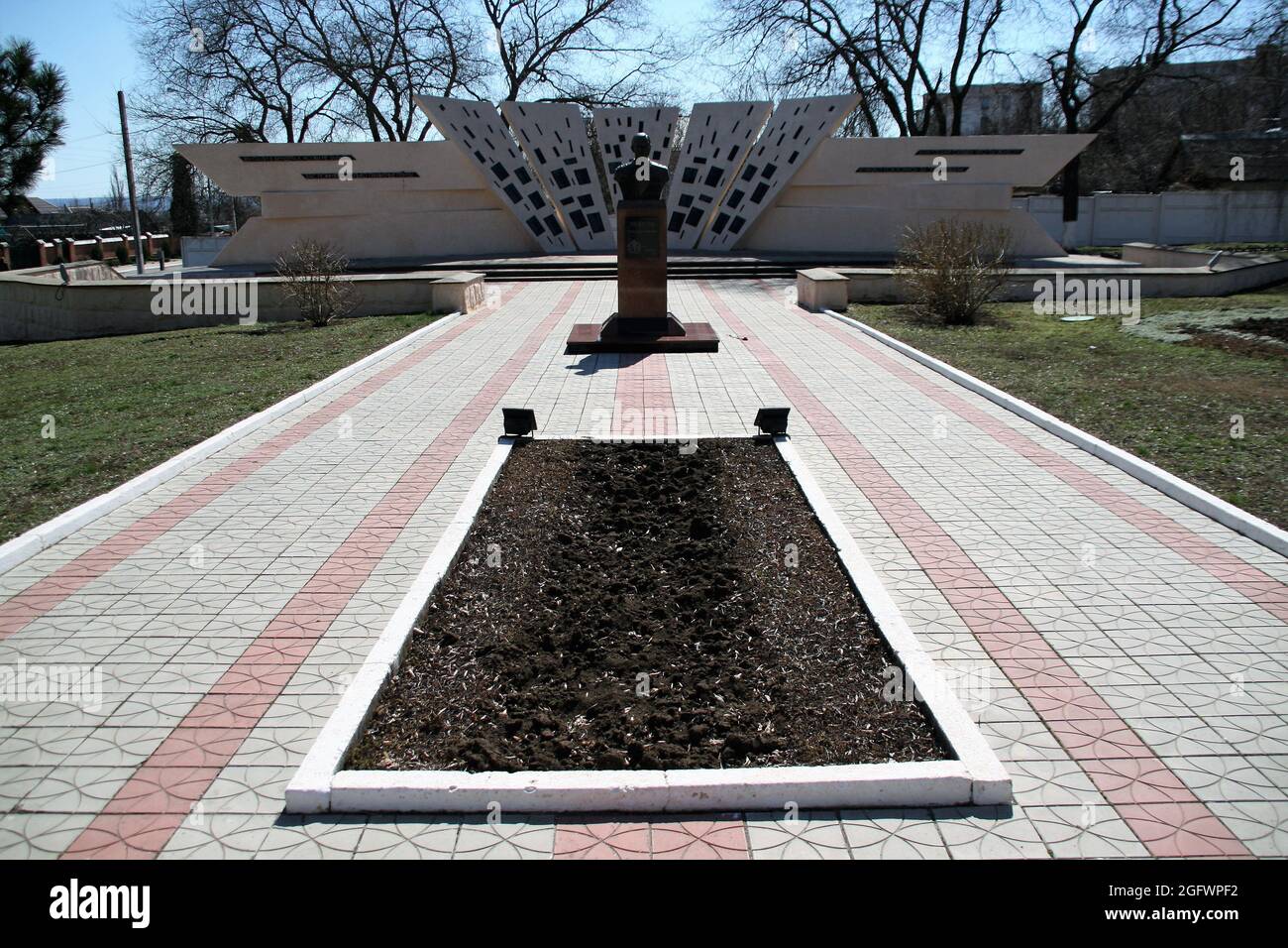 Park in Bender, Transnistria Stockfoto