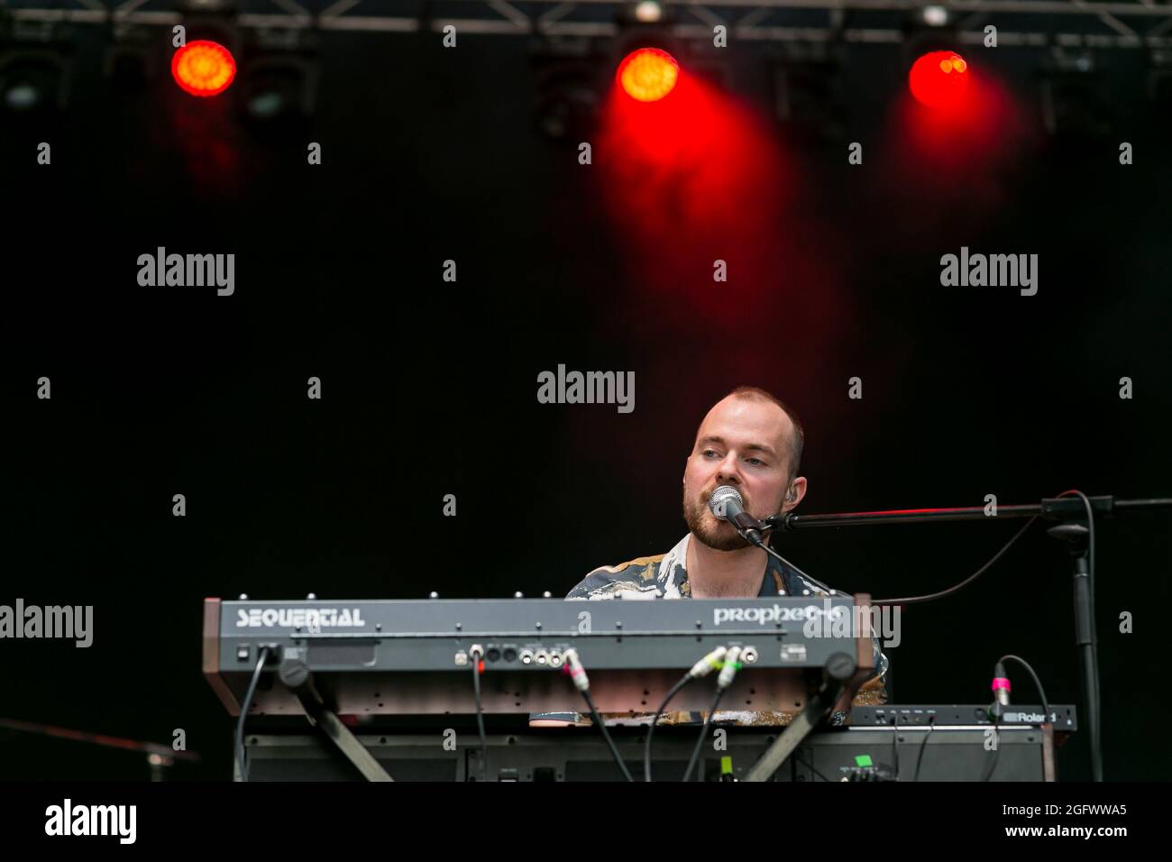 Asgeir lebt während des heutigen Festivals in Turin, Italien Stockfoto