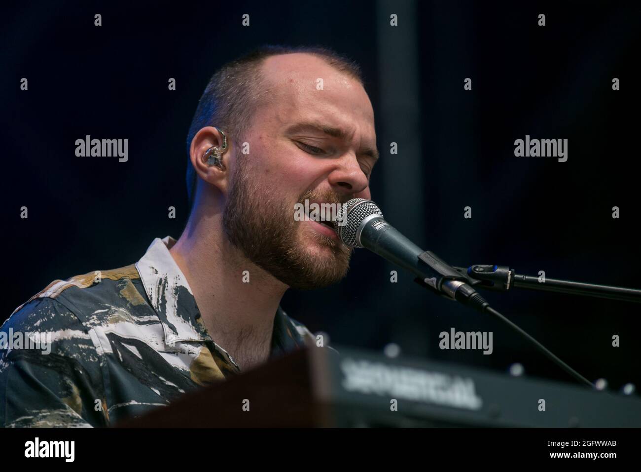 Asgeir lebt während des heutigen Festivals in Turin, Italien Stockfoto