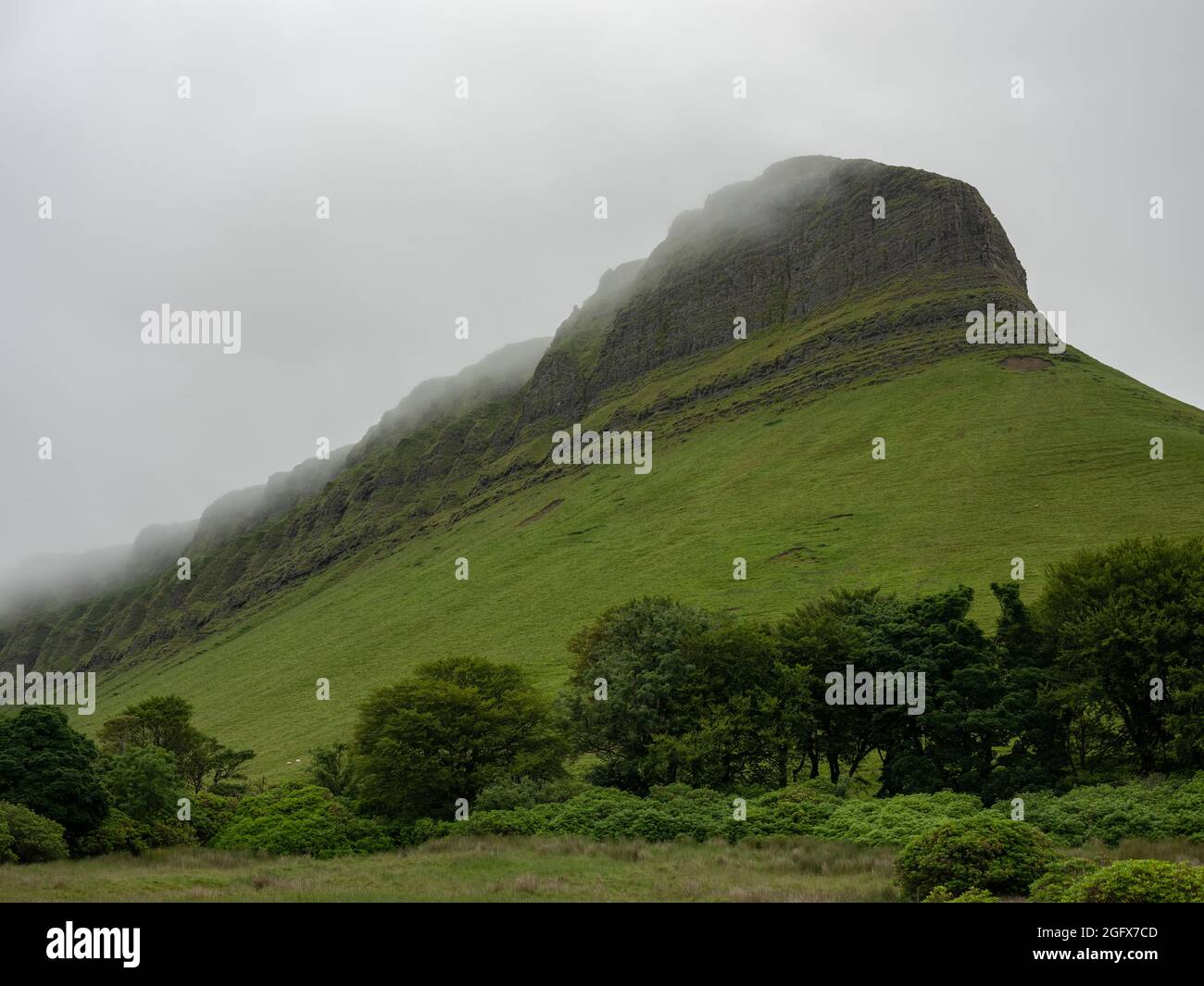 Benbulbin Mountain in Sligo, Irland. Stockfoto