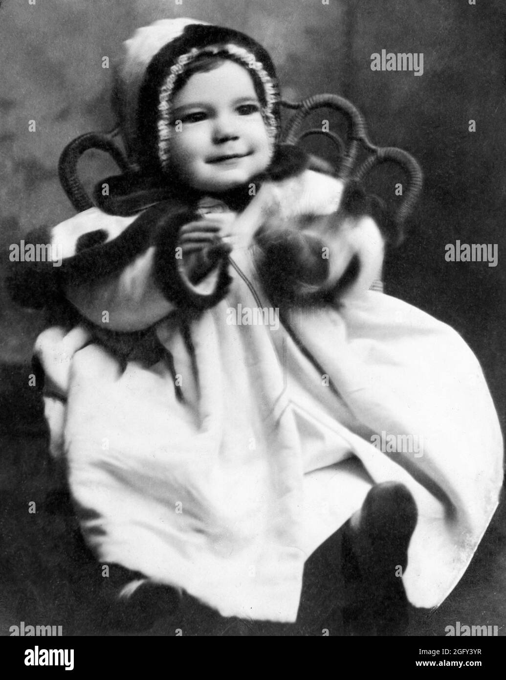 HUMPHREY BOGART als Baby im Alter von 4 Monaten im Jahr 1900 Stockfoto