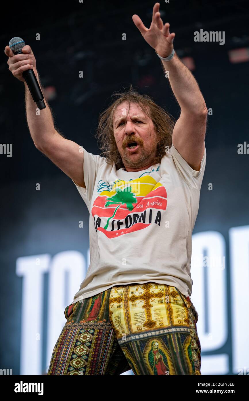 Southsea, Hampshire, Großbritannien. 27. August 2021, Terrorvision auf der Burgbühne beim Victorious Festival Southsea Common, Portsmouth, Hampshire UK. Victorious Festival, Credit J Houlbrook Credit: James Houlbrook/Alamy Live News Stockfoto