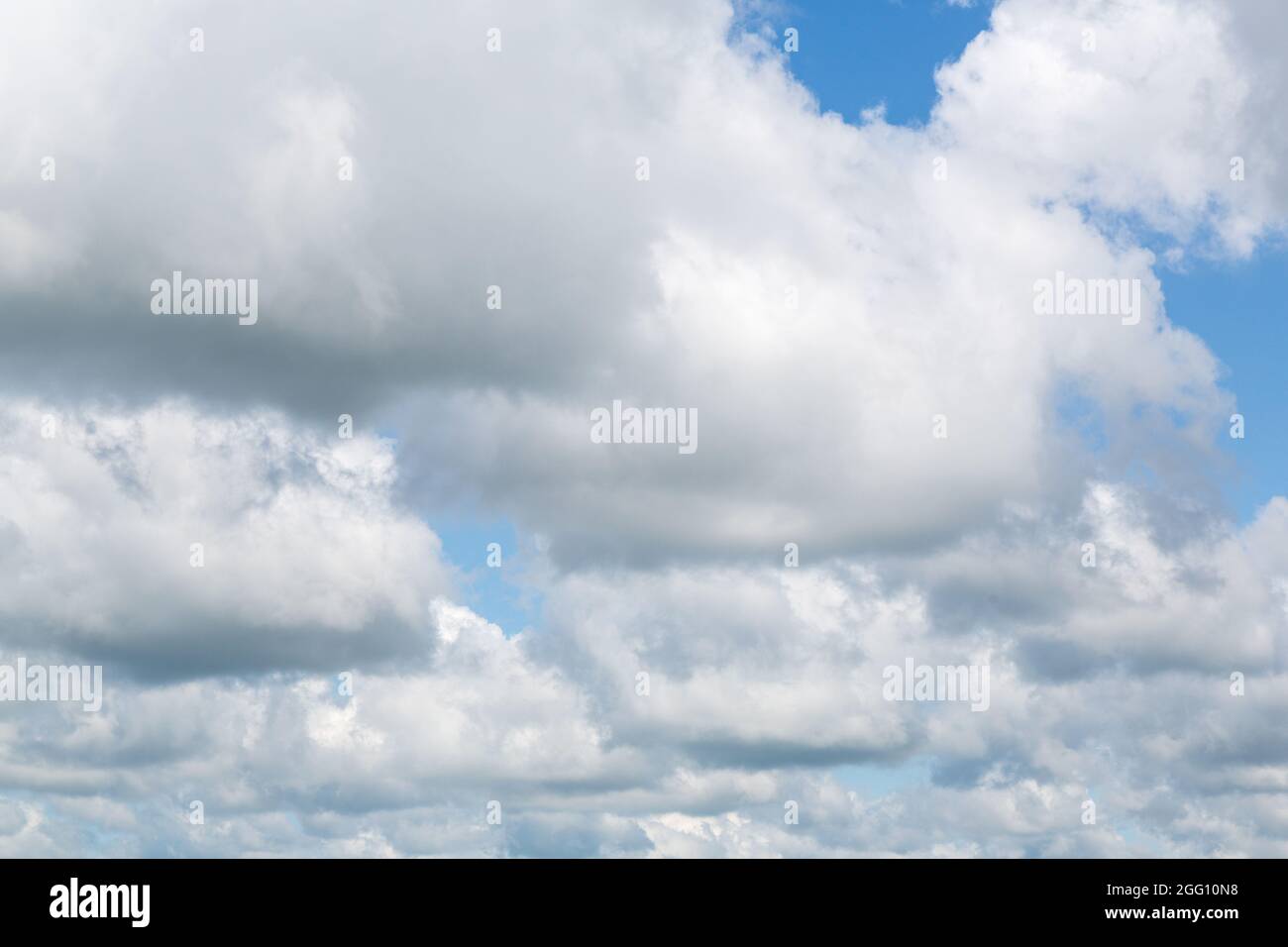 Iowa. Cumulus Clouds. Stockfoto