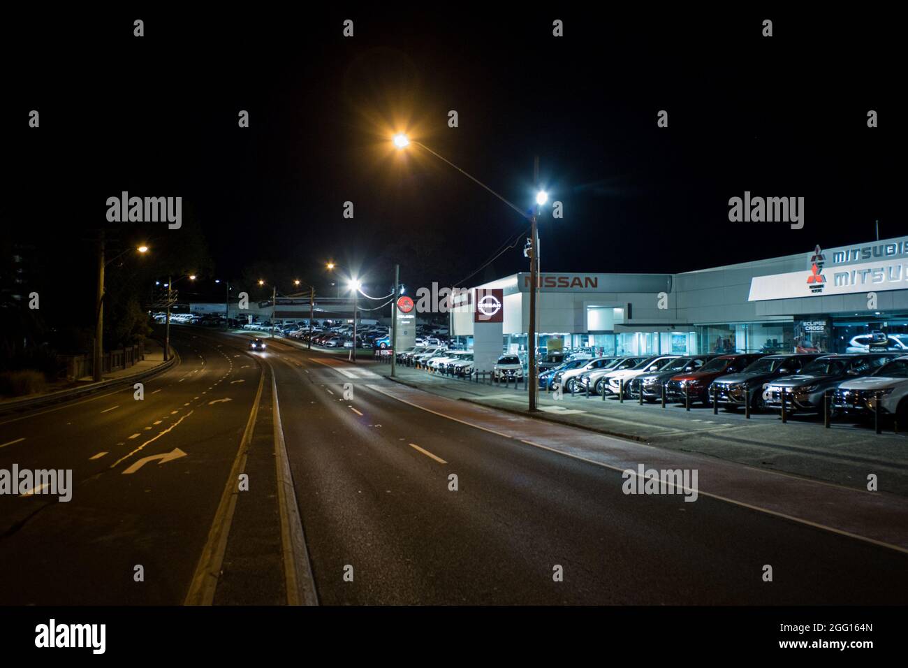 Leere Straßen während der Covid-Sperre, Sydney, 2021 Stockfoto