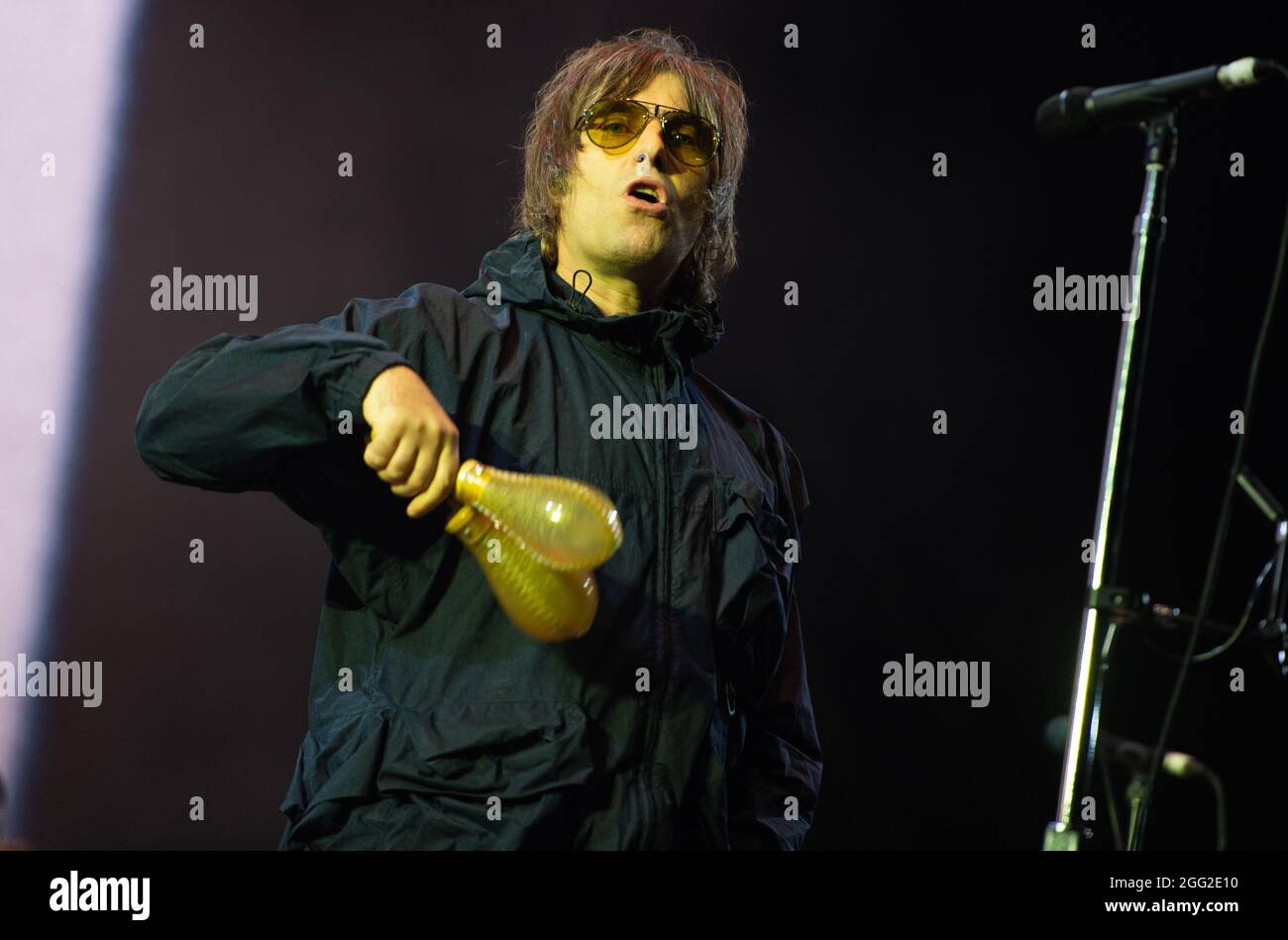 Leeds, Großbritannien, 27. August 2021. Im Bild Liam Gallagher beim Leeds Festival. Kredit Katja Ogrin/Alamy Stockfoto