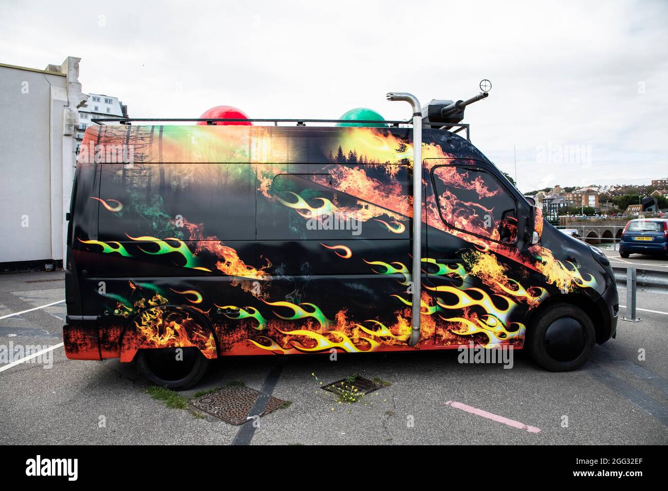 Folkestone Triennale 2021 „Climate Emergency Services“ von Mike Stubbs Stockfoto