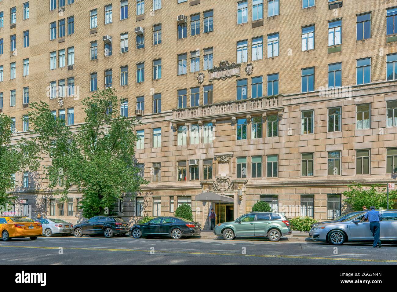 211 Central Park West, Beresford, Emery Roths dreitürmiges Apartmentgebäude. Stockfoto
